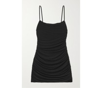 Minikleid aus Gerafftem Stretch-jersey