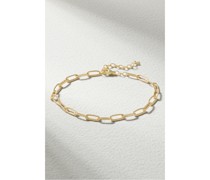 Paperclip Chain Armband aus 14 Karat