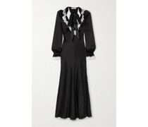 Midikleid aus Seidensatin