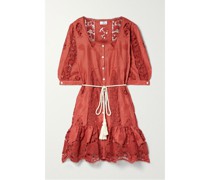 Dixie Minikleid aus Leinen