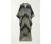Tommykite Drapierte Robe aus Bedrucktem Satin