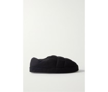 Flache Schuhe aus Gesteppter Baumwolle