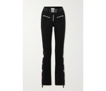 Tiby Skihose mit Gürtel Und Stickereien