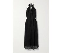 Rhian Neckholder-midikleid aus Baumwoll-voile