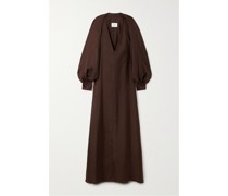 Supine Maxikleid aus Seiden-twill