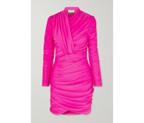 + Ester Manas Gerafftes Minikleid aus Stretch-jersey