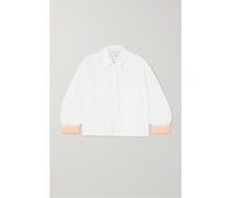 Zweifarbiges Hemd aus Baumwoll-twill