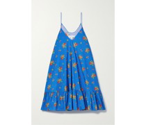 Laurel Minikleid aus Bedruckter Popeline aus einer Baumwollmischung