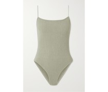 Geraffter Badeanzug aus Recyceltem Stretch-material