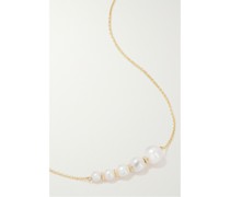 Lune Perle Kette aus 14  mit Perlen