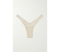 Weavemix Bikini-höschen aus Stretch-satin