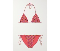 Seawear Neckholder-bikini mit Paisley-print