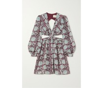 Mia Minikleid aus Seiden-voile