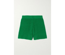 Palm Springs Shorts aus Gerippter Baumwolle