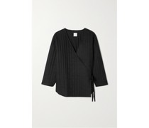 The Curved Jacke aus einer Gesteppten Leinen-baumwollmischung