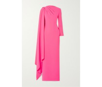 Lydia Asymmetrisches Maxikleid aus Crêpe