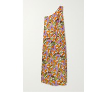 Roy Asymmetrisches Maxikleid aus Seiden-twill