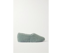 Wintercozy Flache Schuhe aus Shearling-imitat