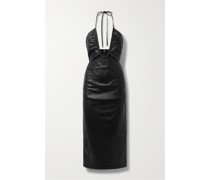 Midikleid aus Leder