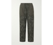 Camo Jogginghose aus Baumwoll-ripstop