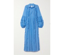 + Net Sustain Olympia Oversized-maxikleid aus Biobaumwoll-voile