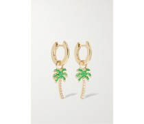 Palm Tree Creolen aus 14 Karat