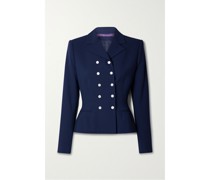Olwen Doppelreihiger Blazer aus Stretch-wolle