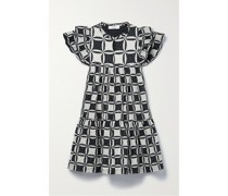 Catalina Calico Minikleid aus Bedrucktem Baumwoll-voile