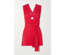 Amina Minikleid aus Stretch-jersey