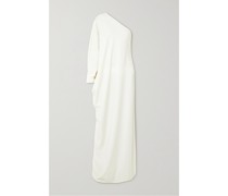 Asymmetrische Robe aus Wolle