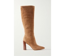 Pilar Kniehohe Stiefel aus Veloursleder