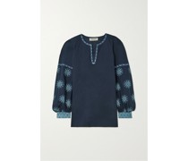 + Net Sustain Vera Balance Bluse aus Baumwoll-voile