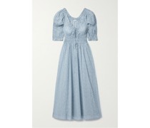 Ischia Maxikleid aus Biobaumwoll-voile