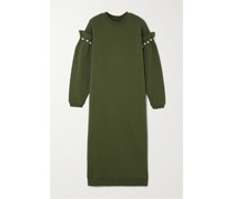+ Net Sustain Cleo Midikleid aus Geripptem Biobaumwoll-jersey