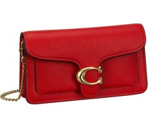 Umhängetasche Tabby Chain Clutch Polished Pebble Sport Red