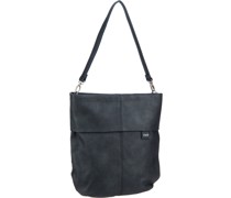 Handtasche Mademoiselle M12 Canvas Canvas/Graphit