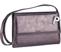 Abendtasche & Clutch Auguri Damentasche Altsilber (innen: Bordeaux)
