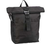 Kurierrucksack rolltop backpack Black