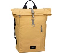 Rucksack / Daypack Dante Vegan Rolltop Yellow Leaf/Navy Webbing