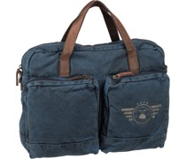 Aktentasche Vintage Aviator 5893 Business Bag Blue Edition Blue