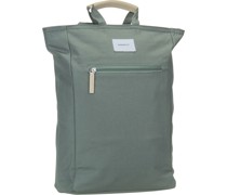 Laptoprucksack Tony Totepack Dusty Green/Natural Leather