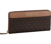 Langbörse Mercer Pocket ZA Continental MK Signature Brown