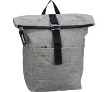 Kurierrucksack rolltop backpack Twist Silver