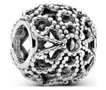 Charm Moments Offen gearbeitetes Metallperlen-Blüten