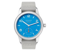 Damenuhr Club neomatik signalblau 742