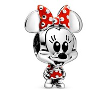 Charm Disney x  Minnie Maus Gepunktetes Kleid und Schleife 798880C02