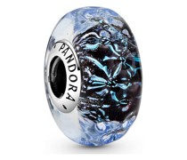 Charm Moments Welliges dunkelblaues Ozean Murano-Glas 798938C00