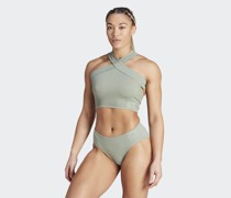 Ribbed Active Seamless Neckholder-Top