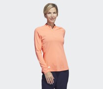 Quarter-Zip Long Sleeve Golf Poloshirt