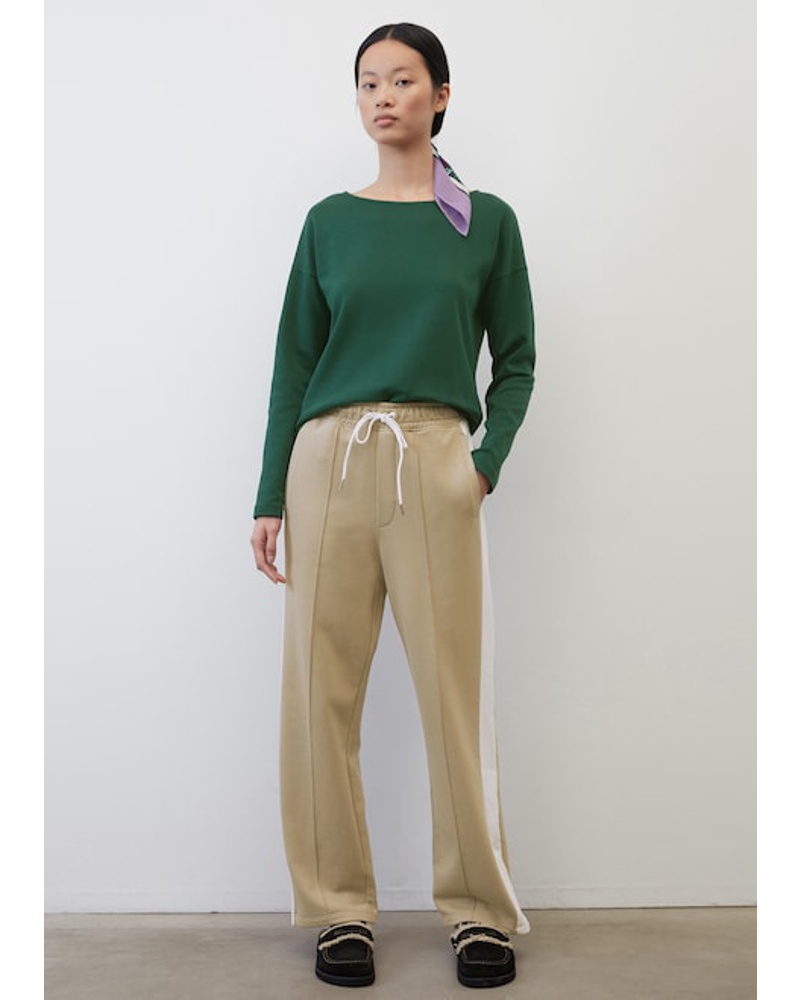 Marc O'Polo Damen Interlock-Jersey-Longsleeve